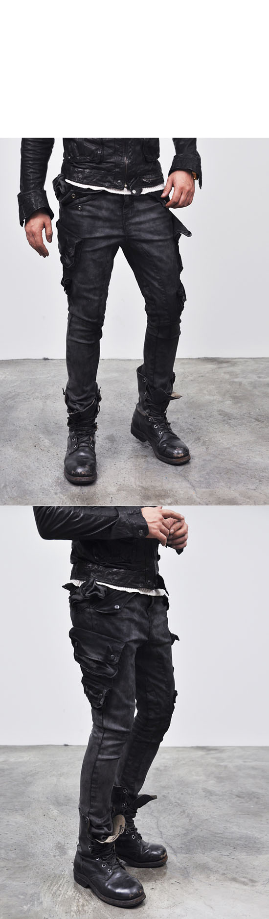 mens skinny cargo jeans